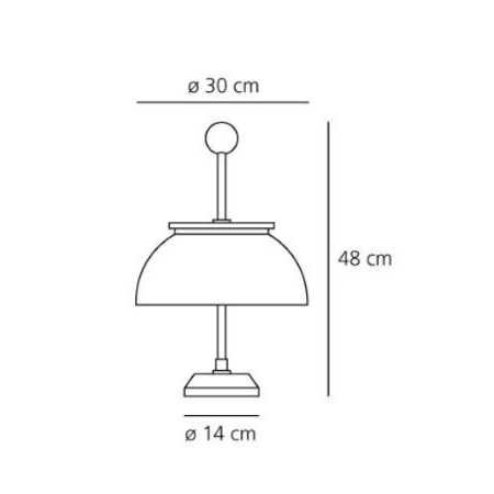Artemide - Alfa Lampada da Tavolo